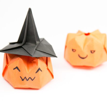 Origami Pumpkin Paper Kawaii 01 440x440