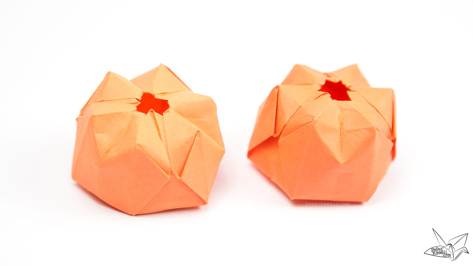 Origami Pumpkin Paper Kawaii 02