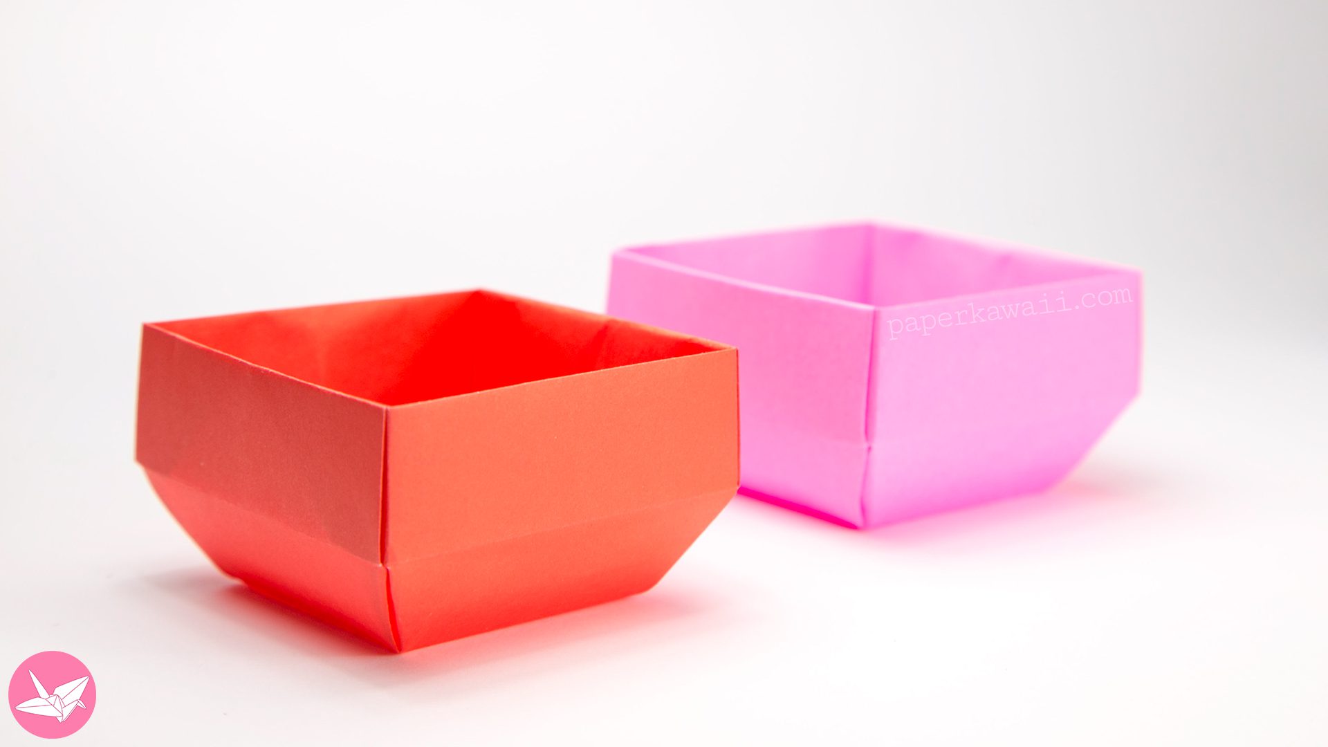 Origami Angled Base Box