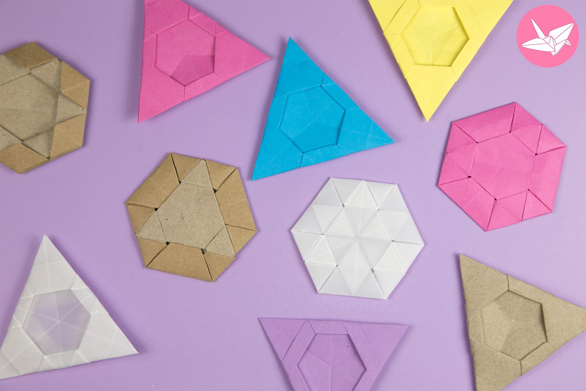 Origami From Triangle Paper Kawaii