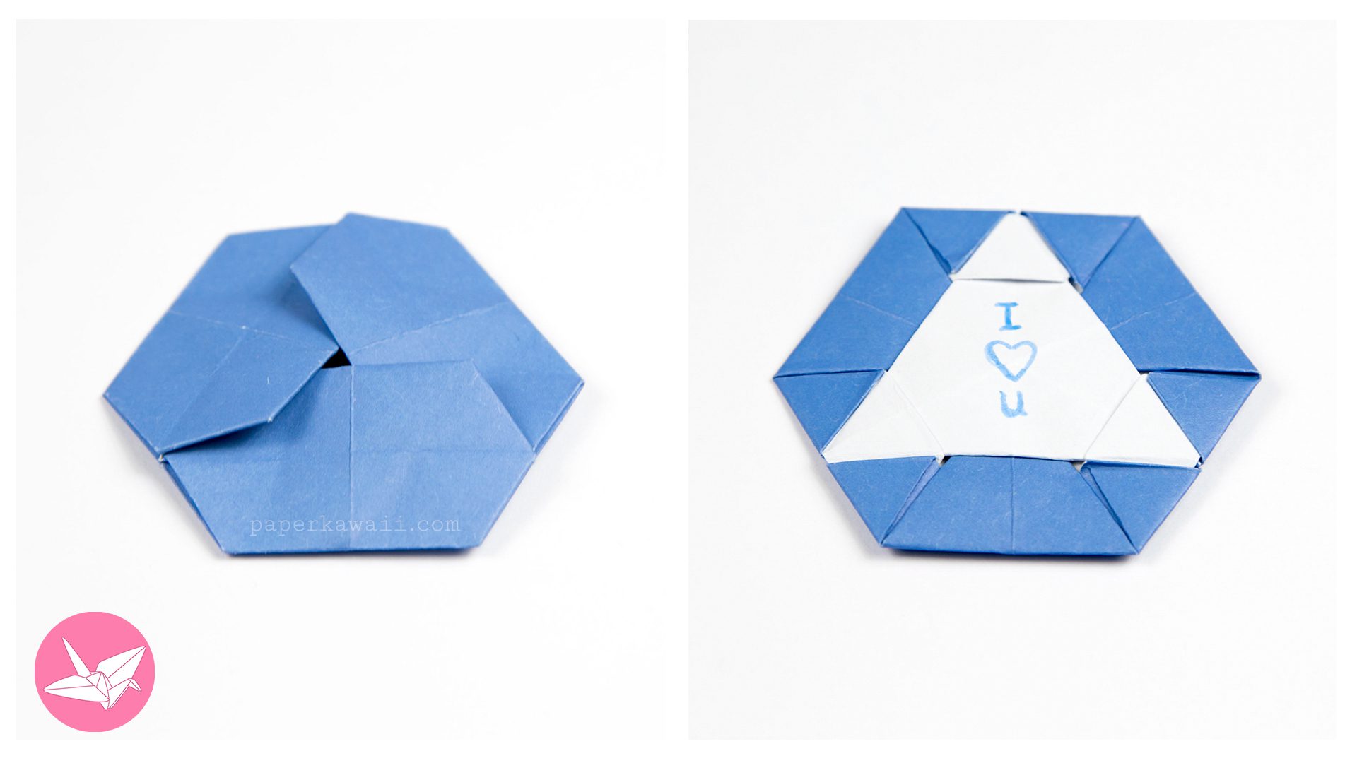 Origami Triangle Hexagon Coaster