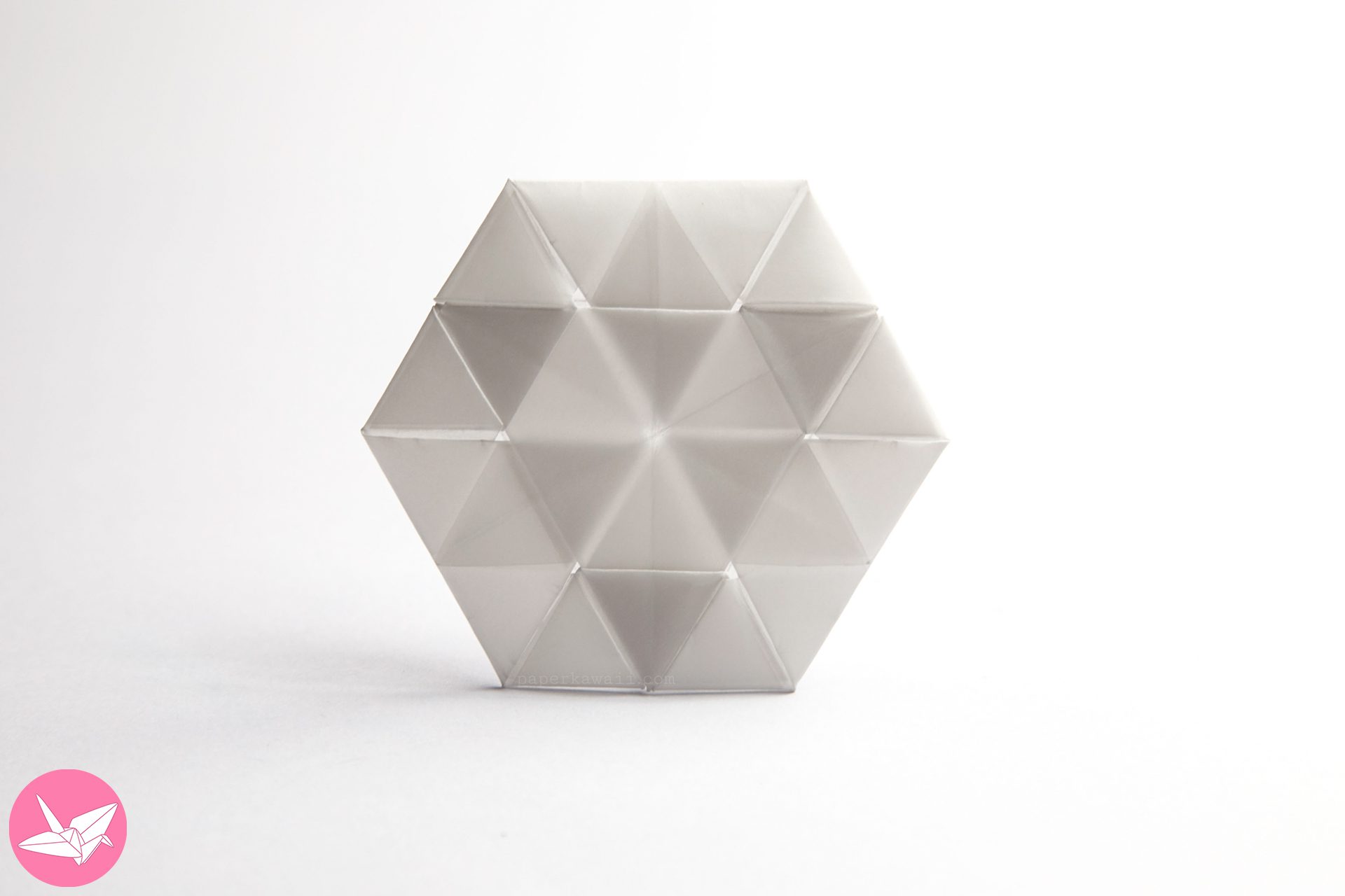 Origami Triangle Hexagon Coasters Paper Kawaii 03
