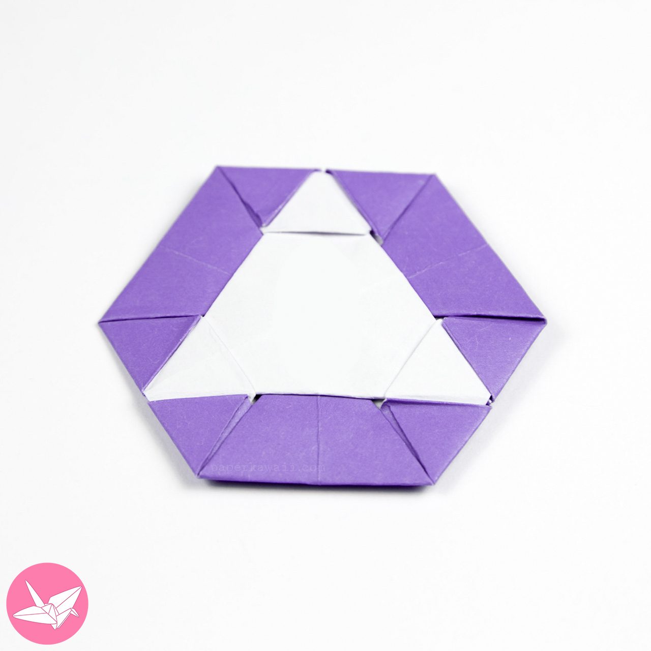 Origami Triangle Hexagon Tato Paper Kawaii 04