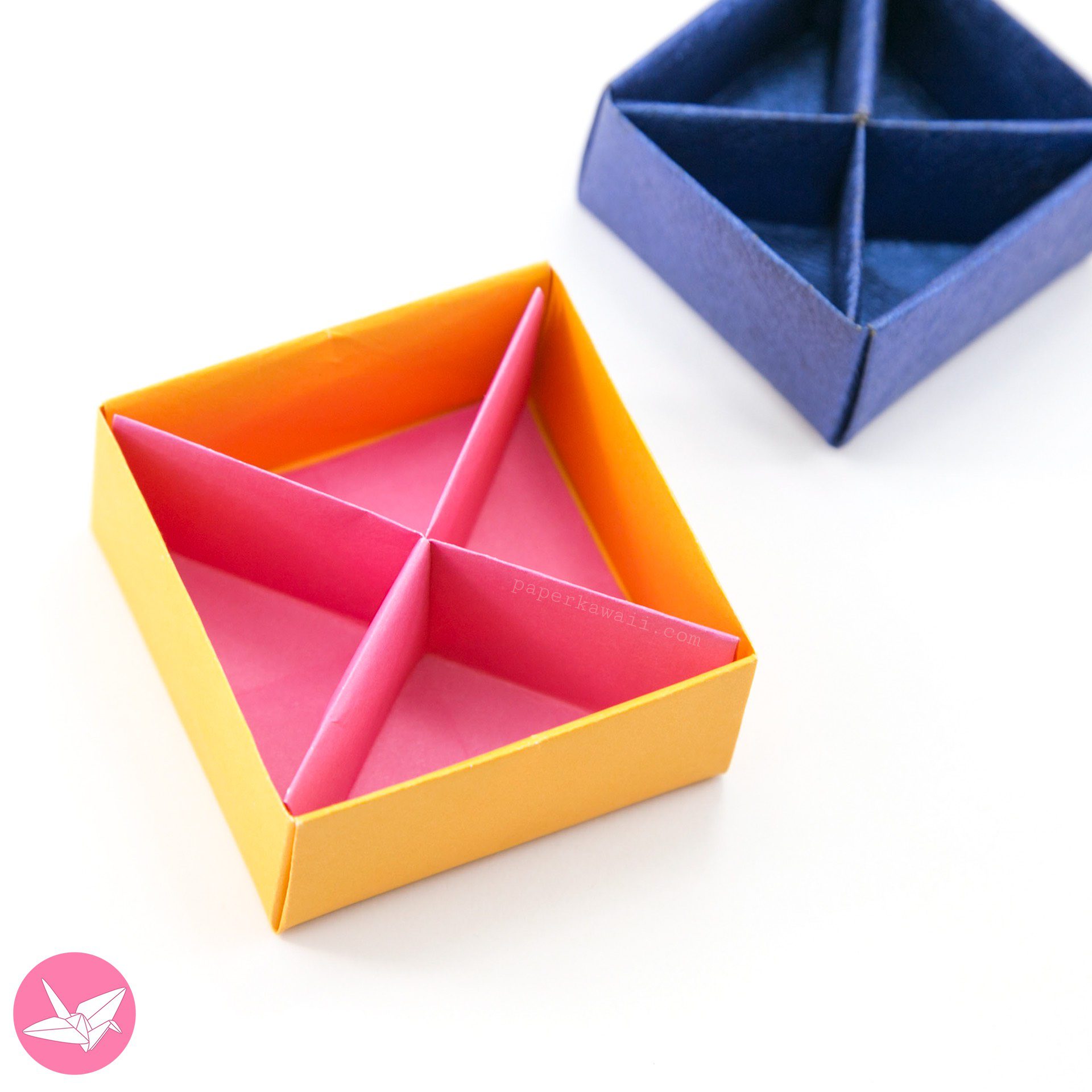 Origami Diagonal Divider Tutorial Paper Kawaii 02