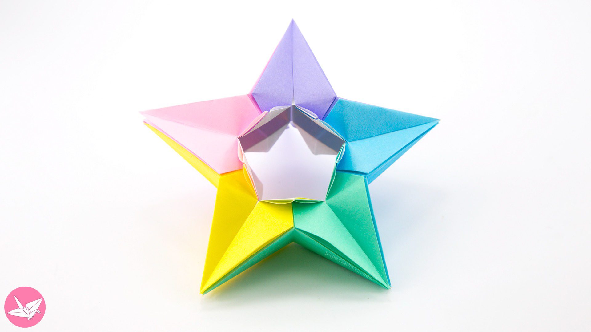 Origami Modular Puffy Star Tutorial Paper Kawaii 01