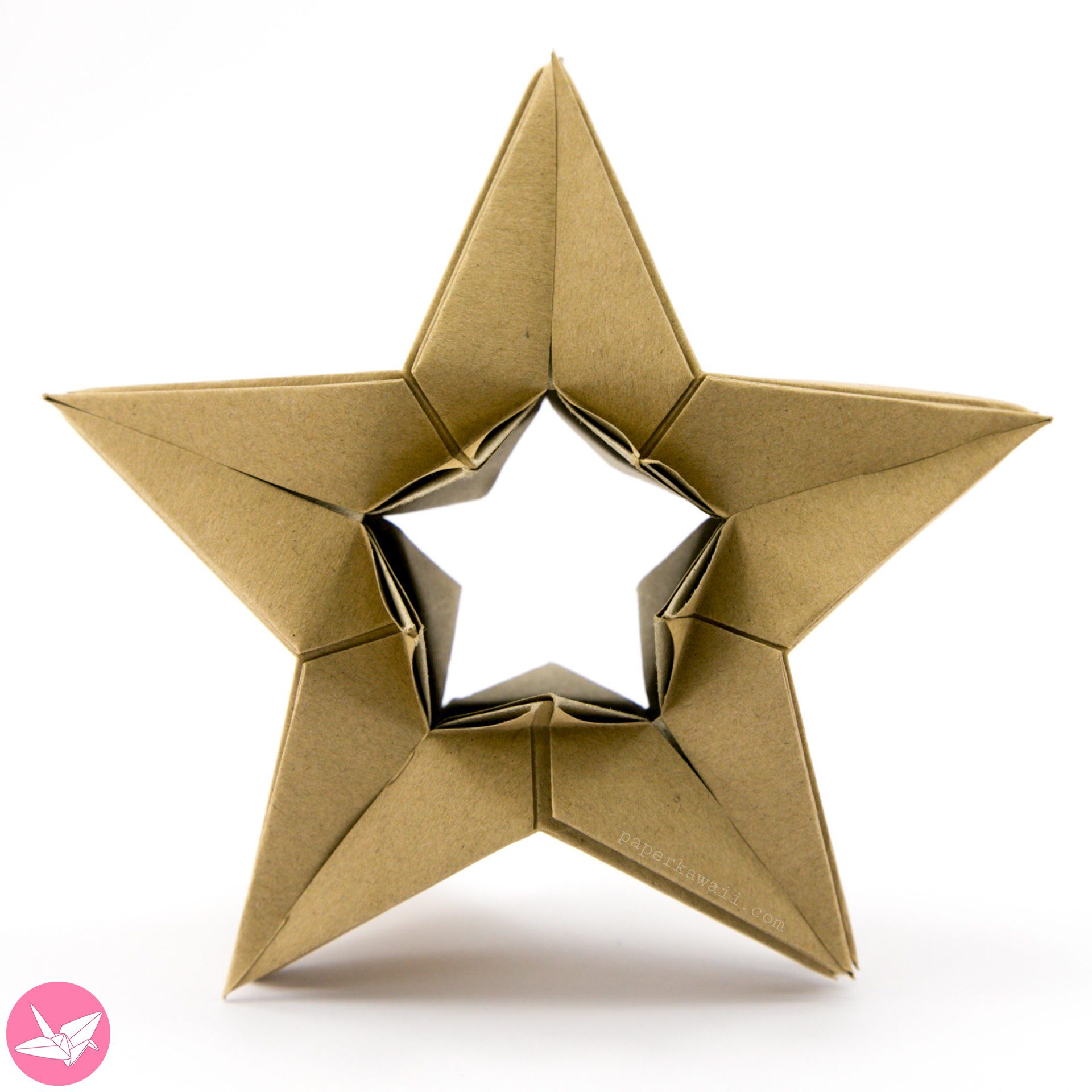 Origami Modular Puffy Star Tutorial Paper Kawaii 04