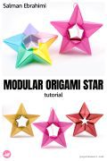 Origami Modular Star Tutorial Paper Kawaii Pin
