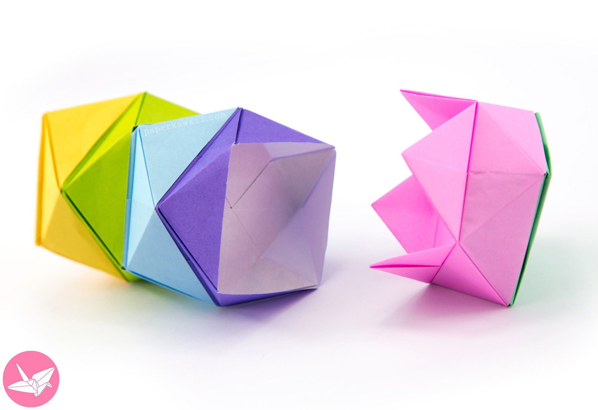 Origami Stacking Boxes Tutorial Paper Kawaii 04