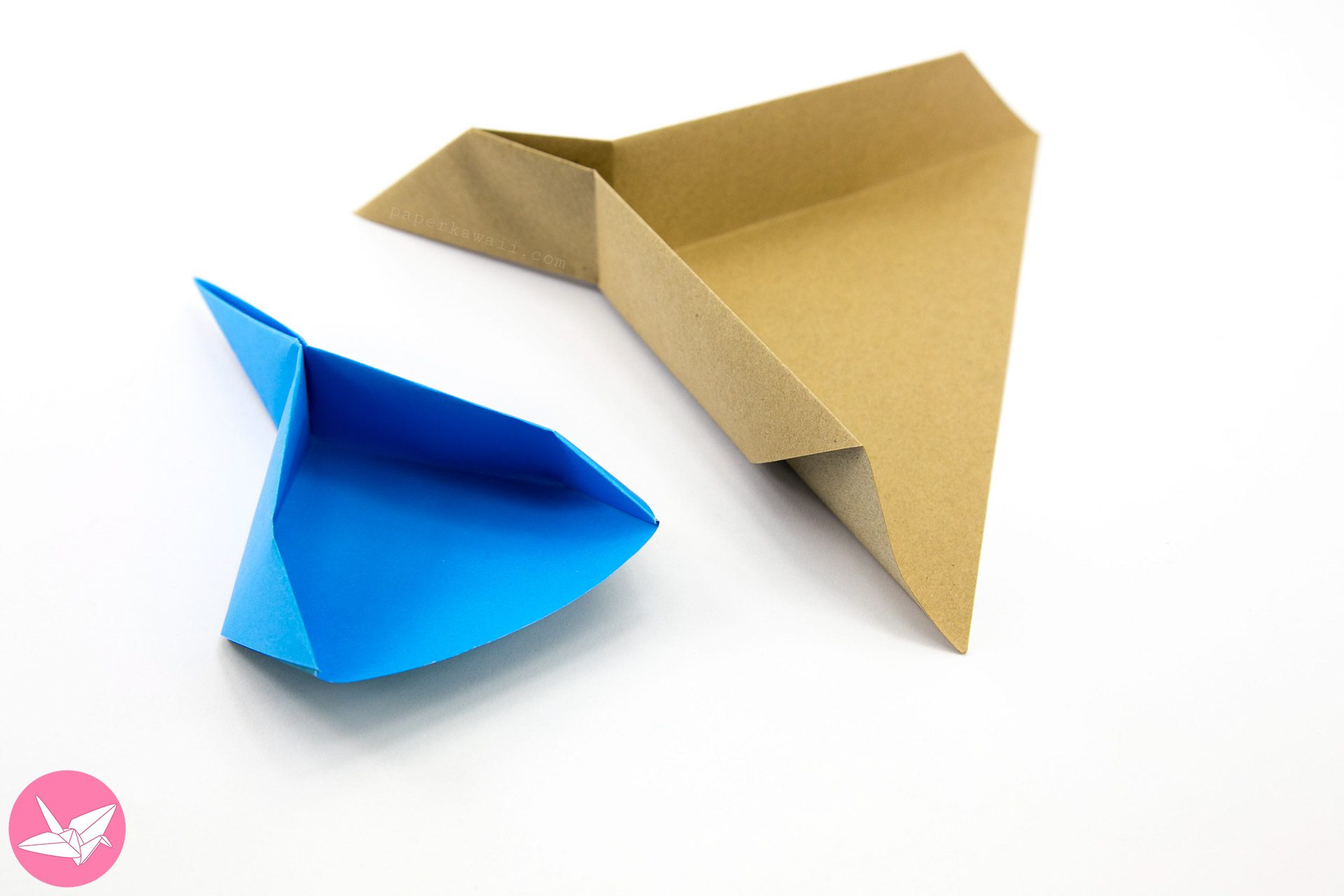 Origami Dustpan Tutorial Paper Kawaii 03