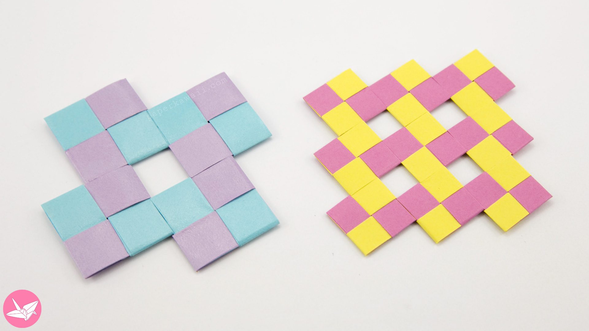Origami Placemats Tutorial Paper Kawaii 02