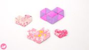 Origami Woven Hearts Tutorial Paper Kawaii 03