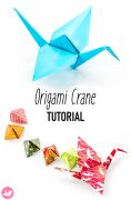 Origami Crane Tutorial Paper Kawaii Pin 118x180