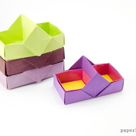 20 Quick and Easy Origami Box Folding Instructions & Ideas