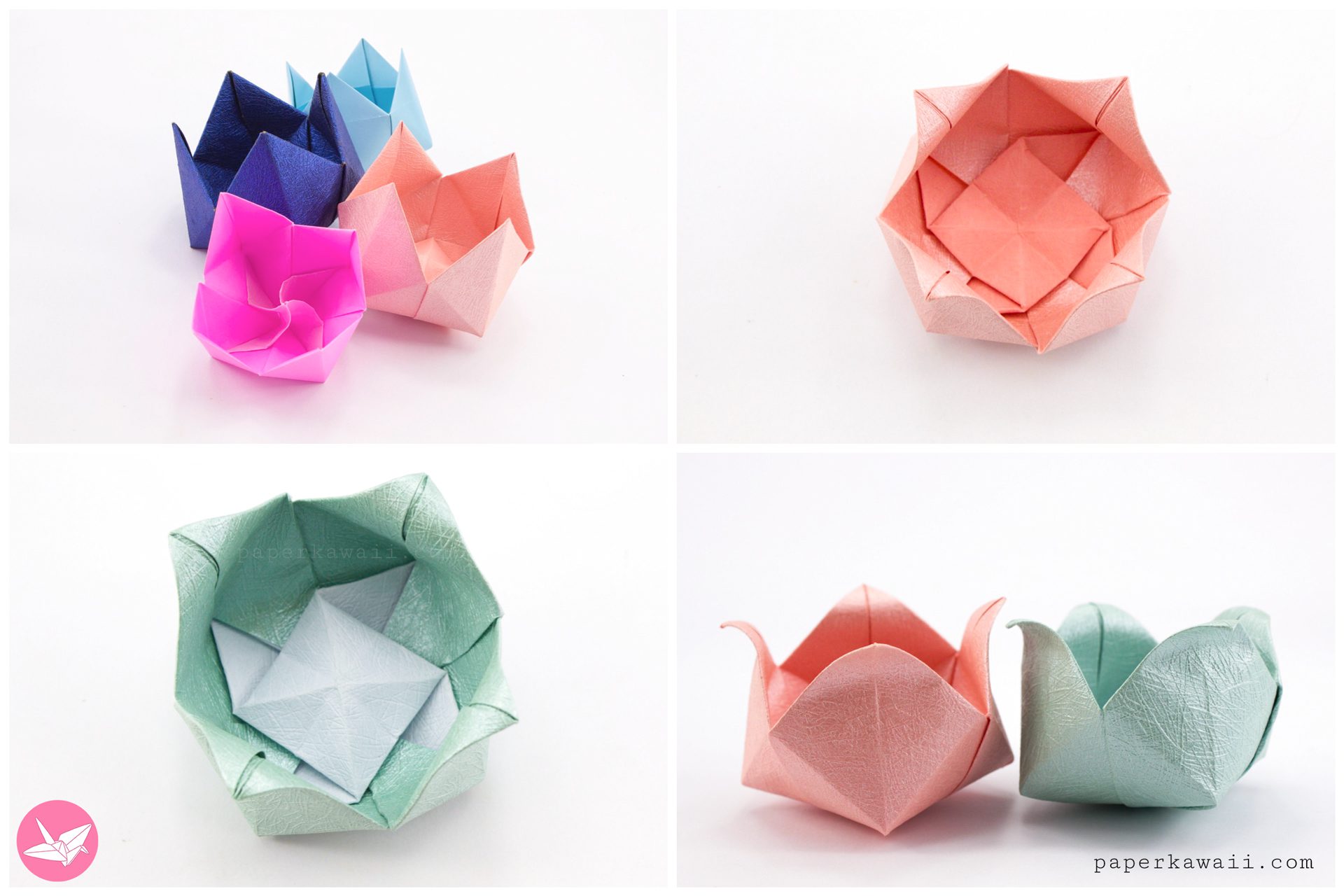 Origami Flower Bowl