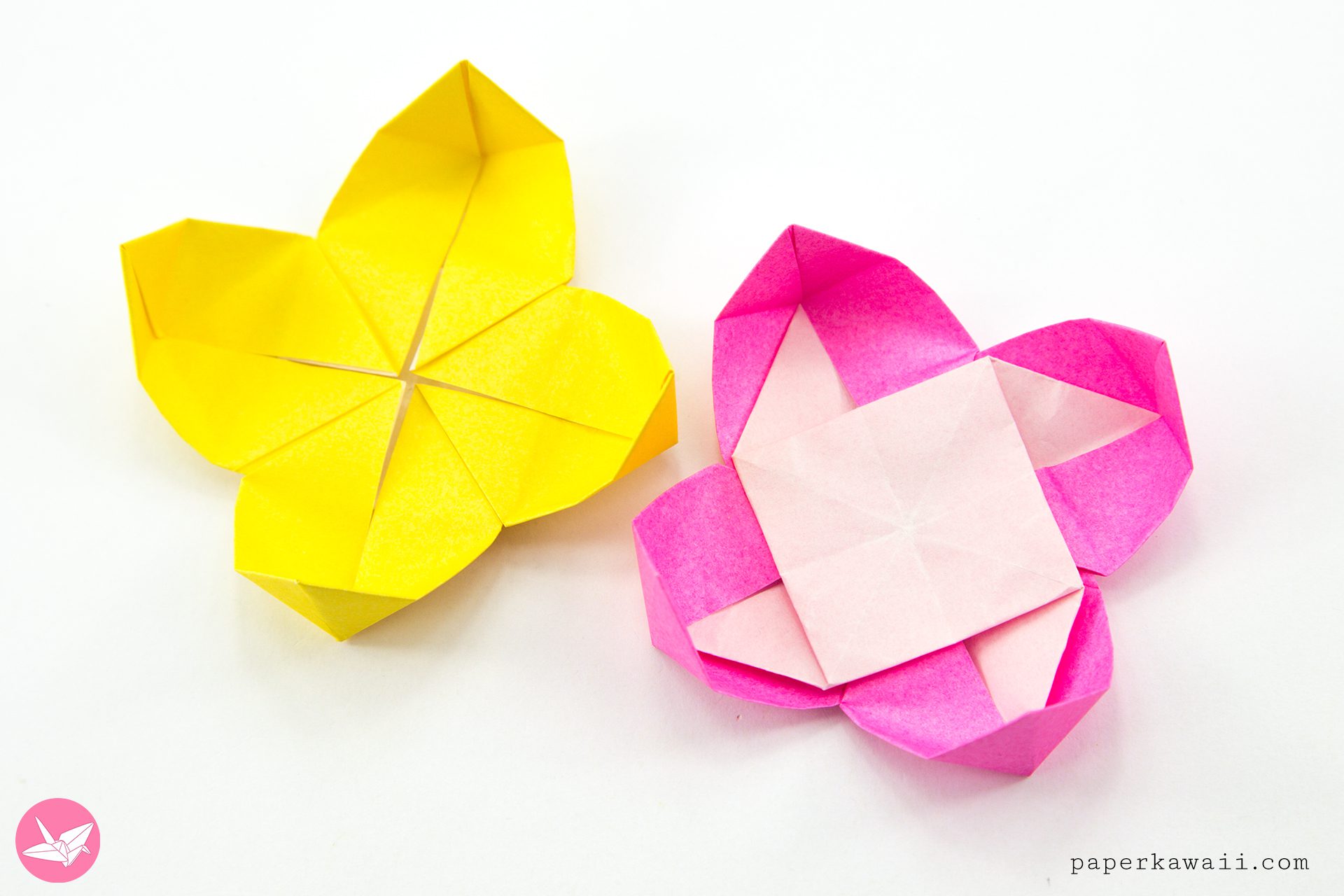 Origami Pinwheel Flowers Paper Kawaii 03