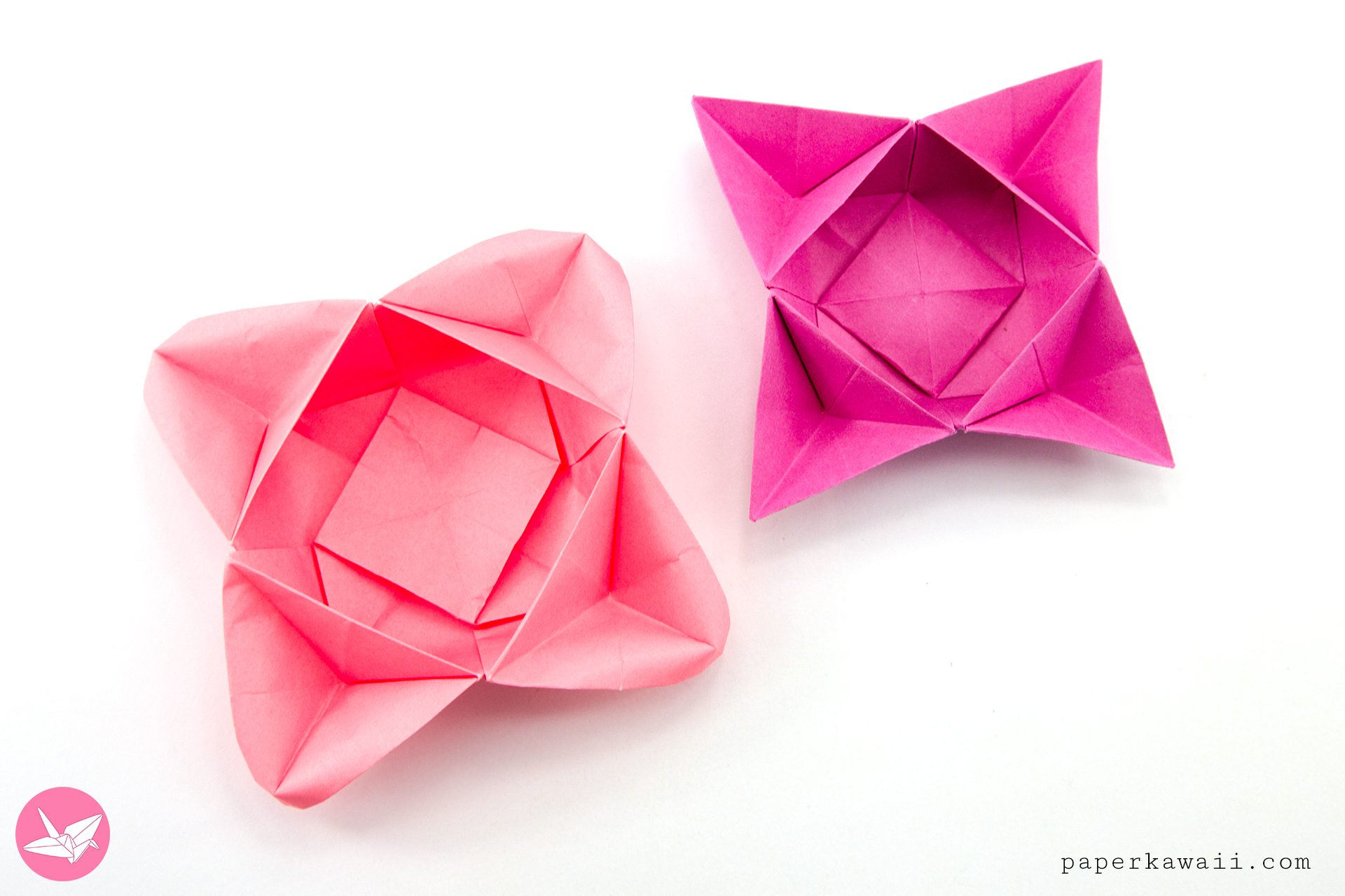 Origami Star Flower Bowl