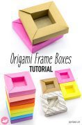 Origami Frame Box Paper Kawaii Pin 118x180