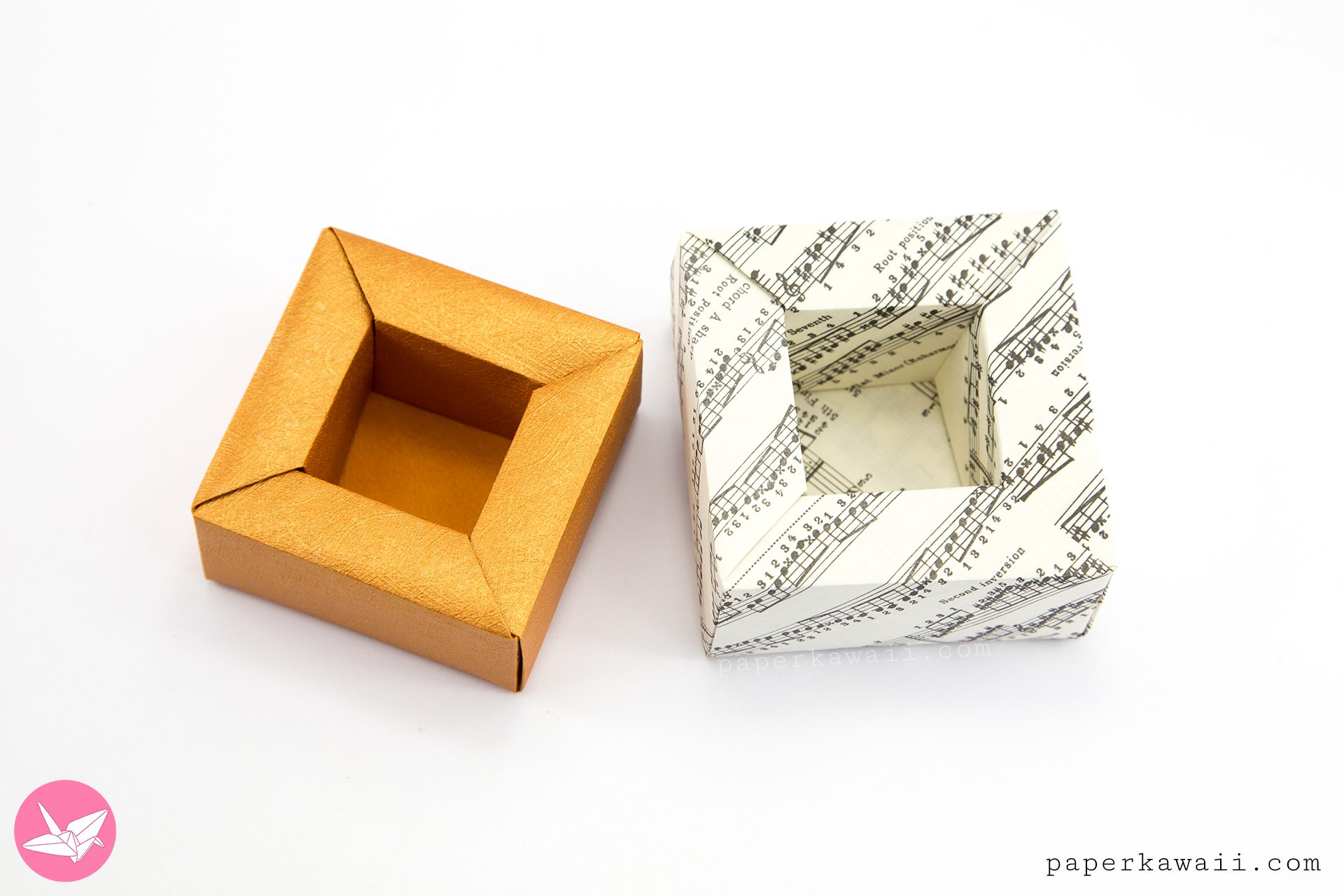 Origami Planter Pot Box Paper Kawaii 02