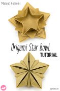 Origami Star Bowl Paper Kawaii Masoud Hosseini Pin