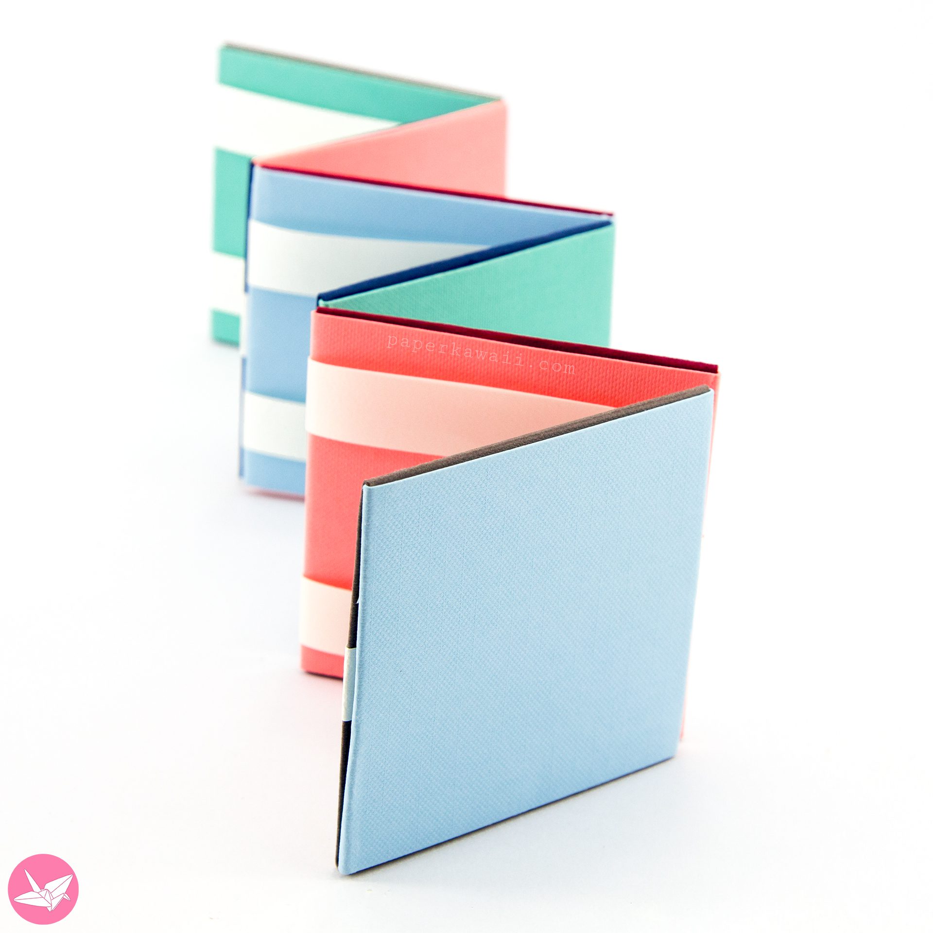 Diy Jacobs Ladder Origami RIBBONS Paper Kawaii 02