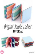Diy Jacobs Ladder Origami Tutorial Paper Kawaii Pin
