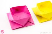 Origami Square Twist Box Paper Kawaii 06 180x120