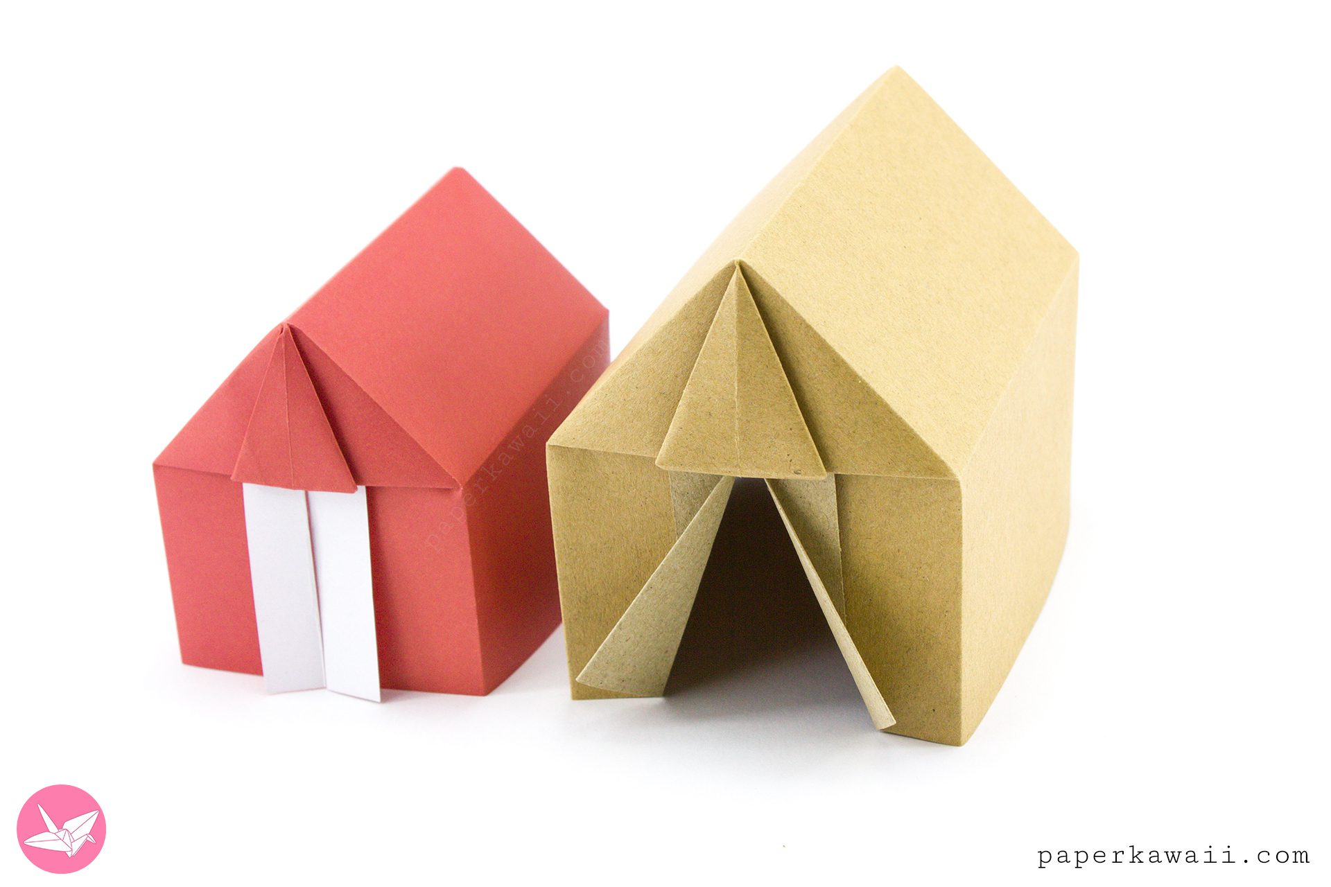 Origami Tent Paper Kawaii 01