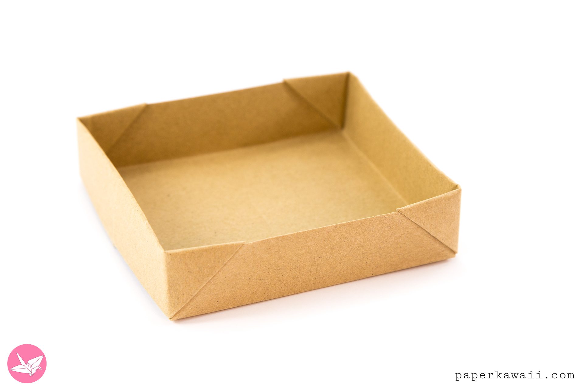 Easy A4 Origami Box Tutorial Paper Kawaii 02