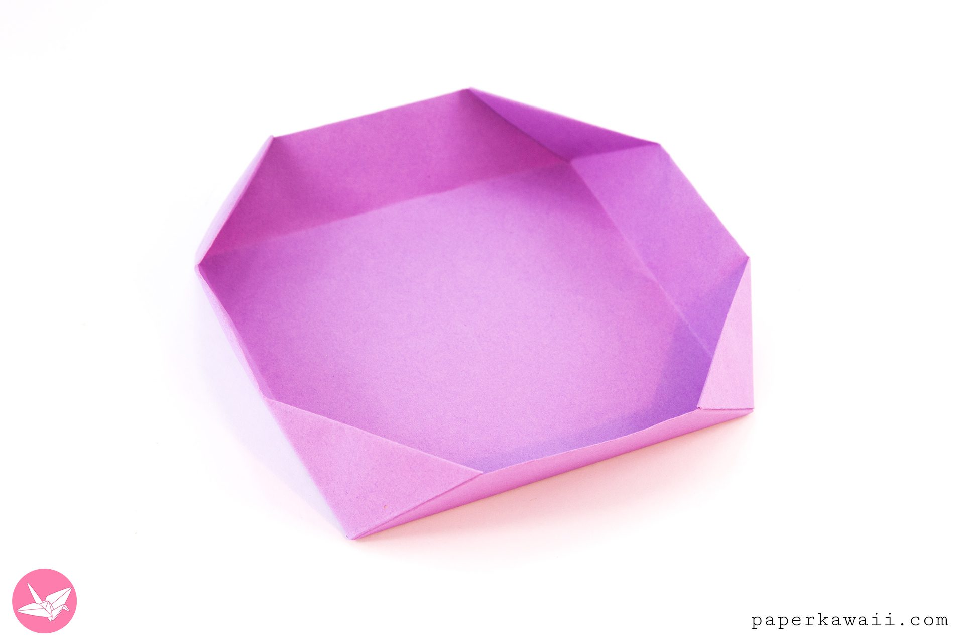 Easy A4 Origami Box Tutorial Paper Kawaii 03