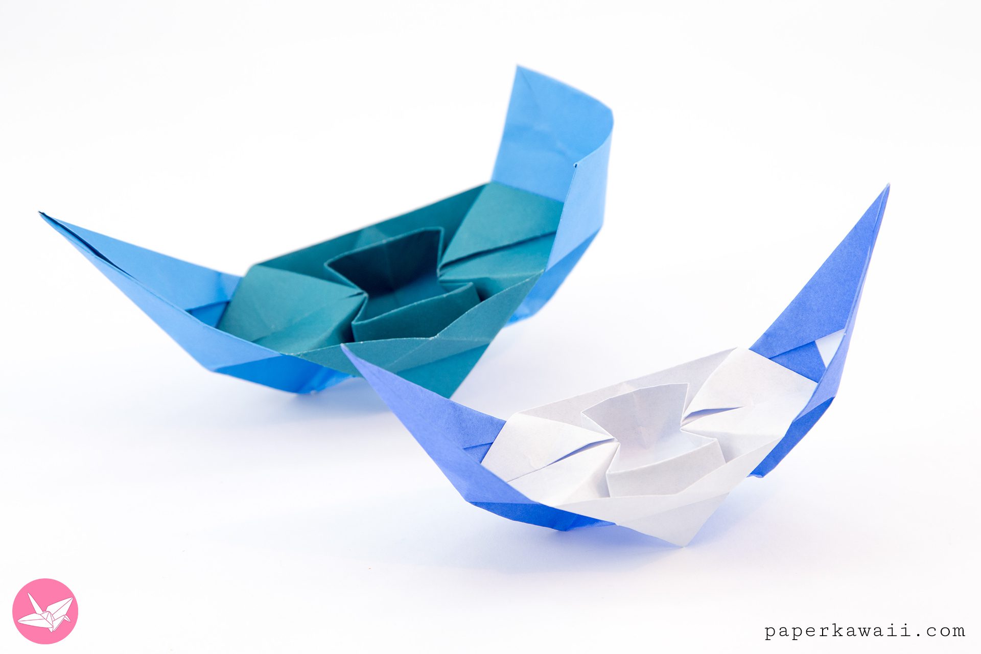 Origami Chinese Junk Boats Tutorial Paper Kawaii 03