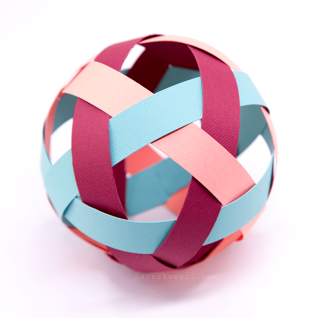 Kirigami Ball Decoration Tutorial Paper Kawaii 02