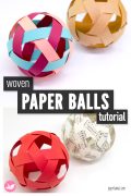 Kirigami Ball Decoration Tutorial Paper Kawaii Pin