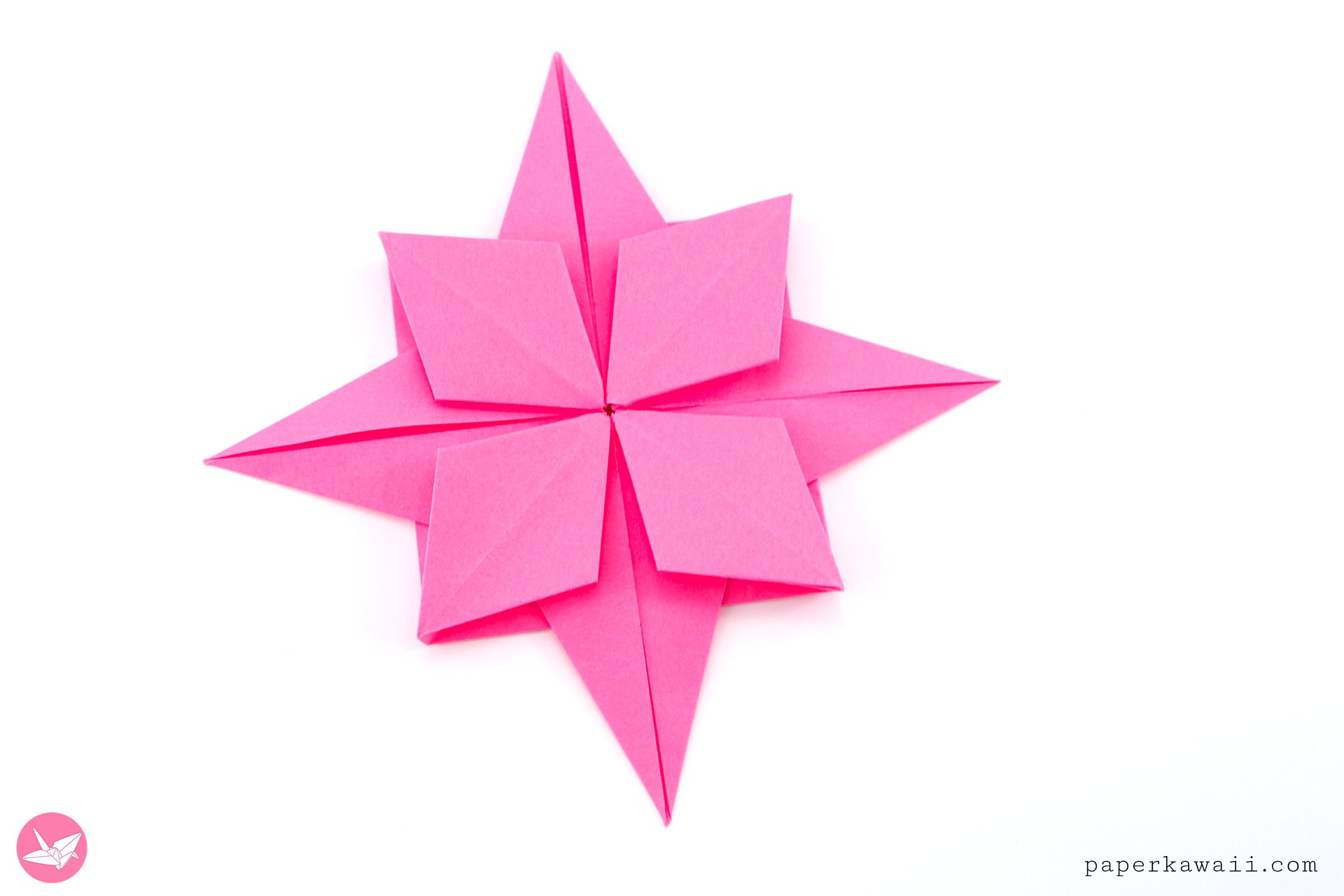Origami Compass Rose Star