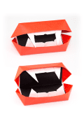 Origami Vampire Mouth Tutorial Paper Kawaii 01 120x180