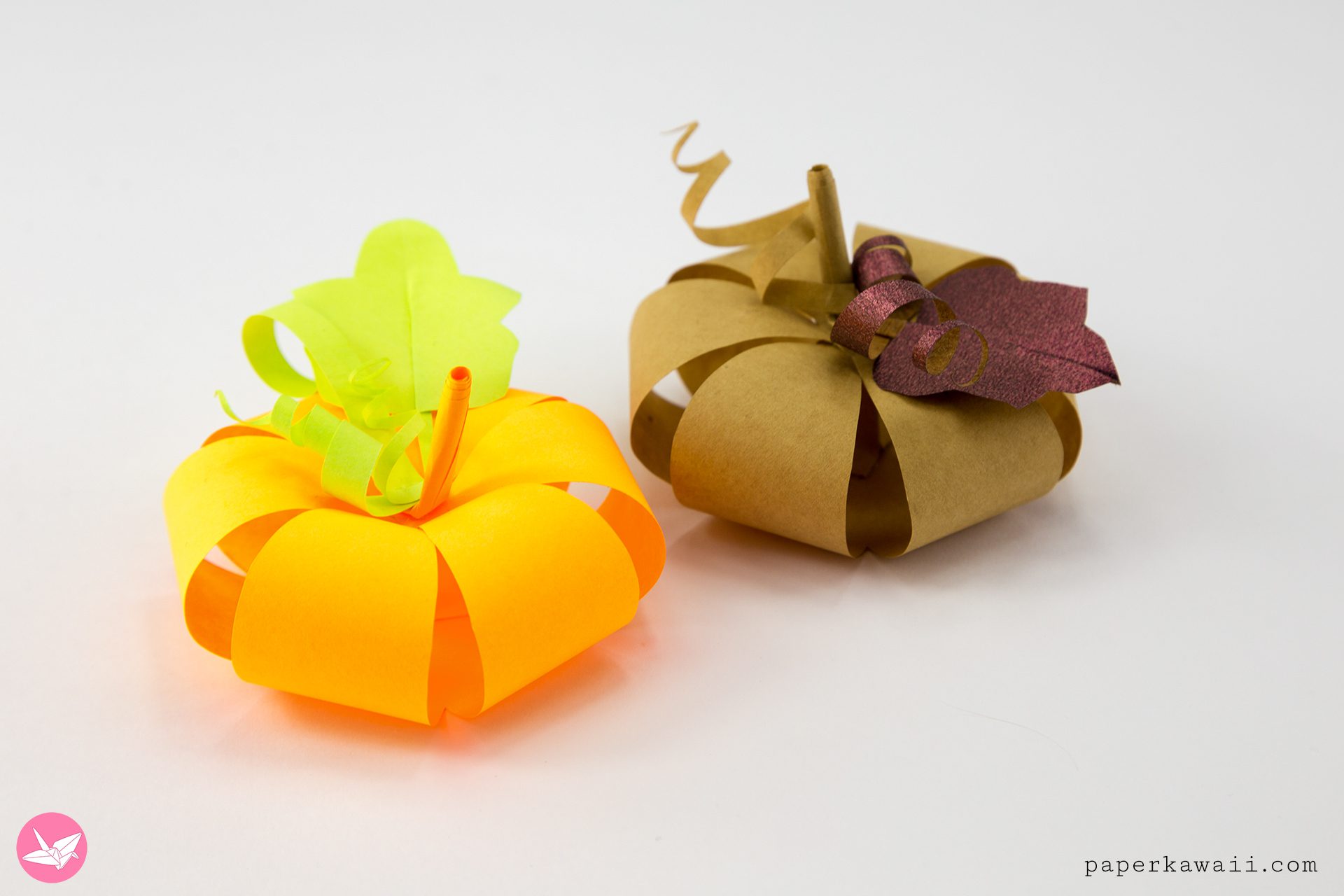 Paper Pumpkin Tutorial