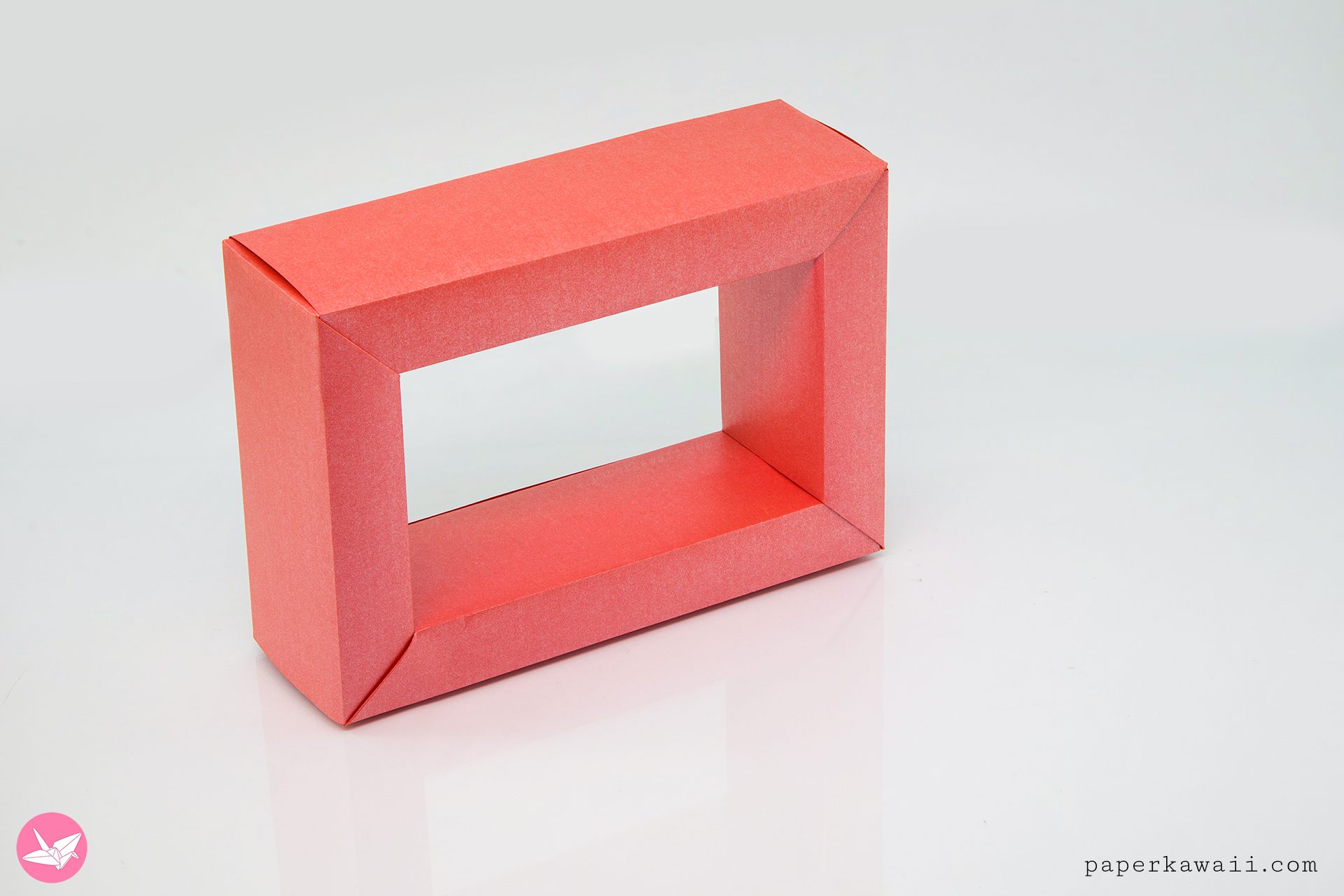 Modular Origami Frame Rectangular Paper Kawaii 03