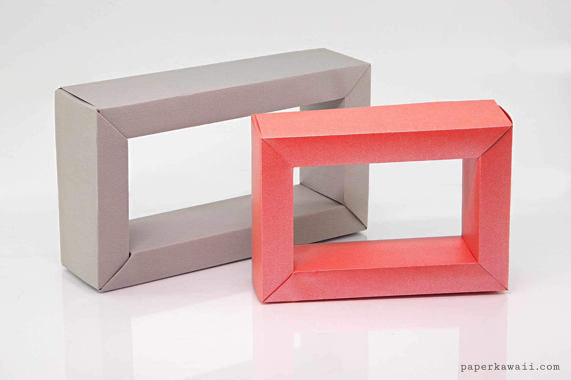 Modular Rectangular Origami Frame / Shadow Box