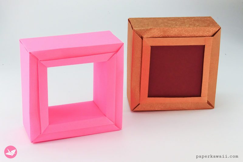 Modular Origami Frame Square Paper Kawaii 12 800x533