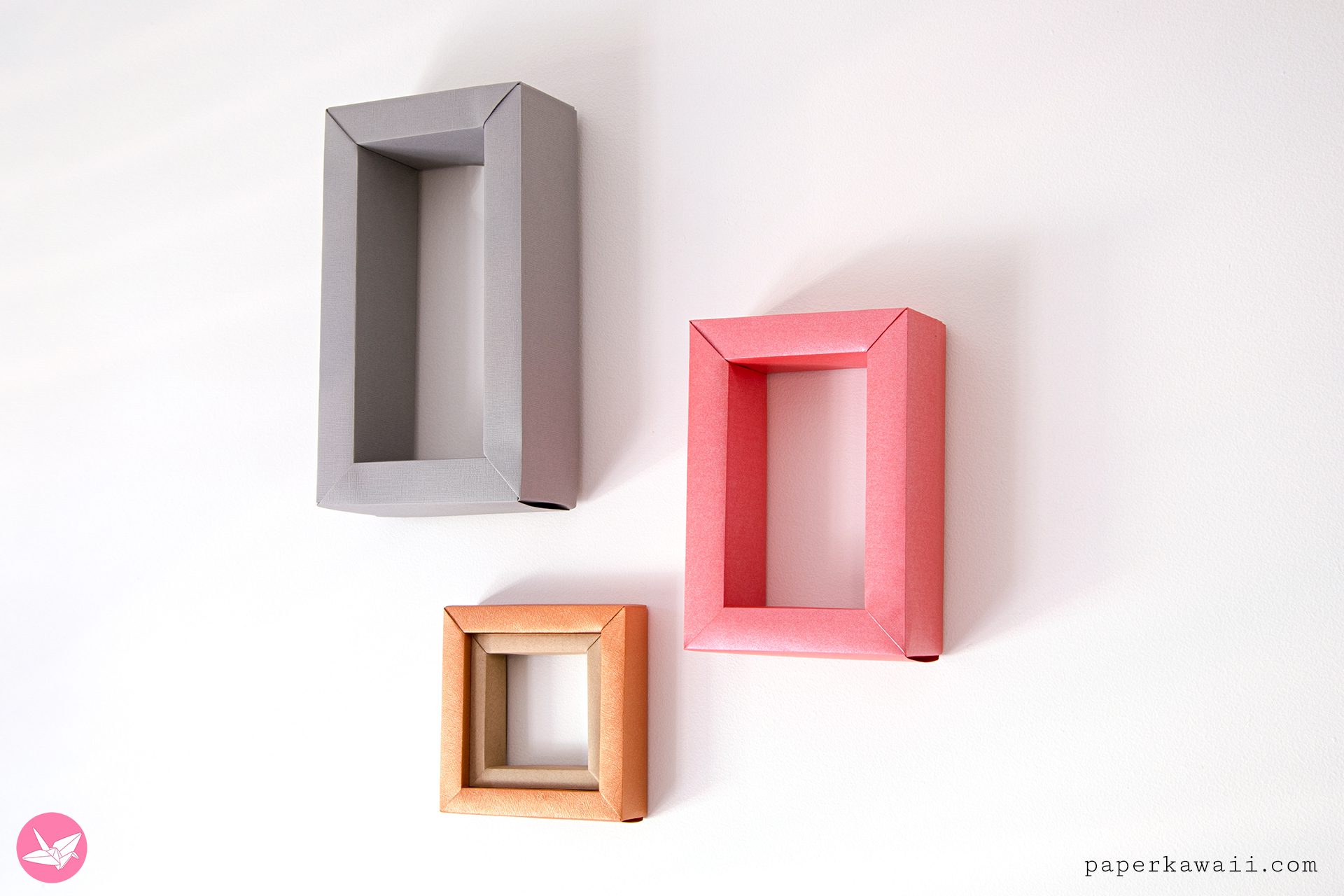 Modular Rectangular Origami Frame / Shadow Box