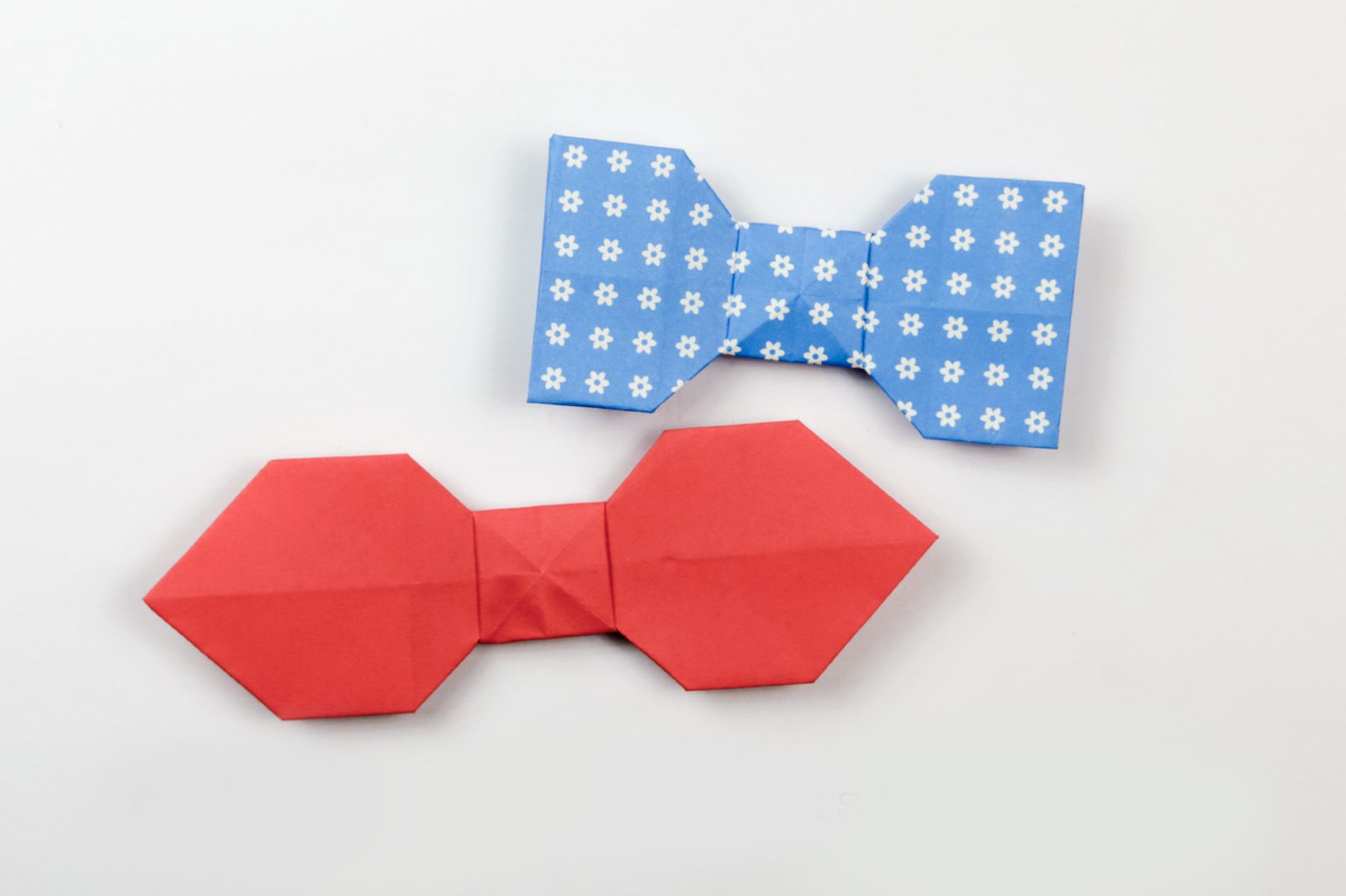 Origami Bow Tie Step By Step Instructions - Paper Kawaii