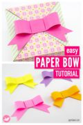 Easy Paper Bow Tutorial Paper Kawaii 10