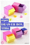 Origami Drawer Box Tutorial Paper Kawaii 05