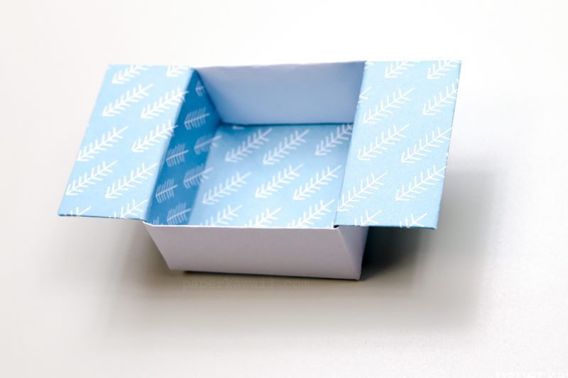 Origami Open Box Step By Step Instructions - Paper Kawaii