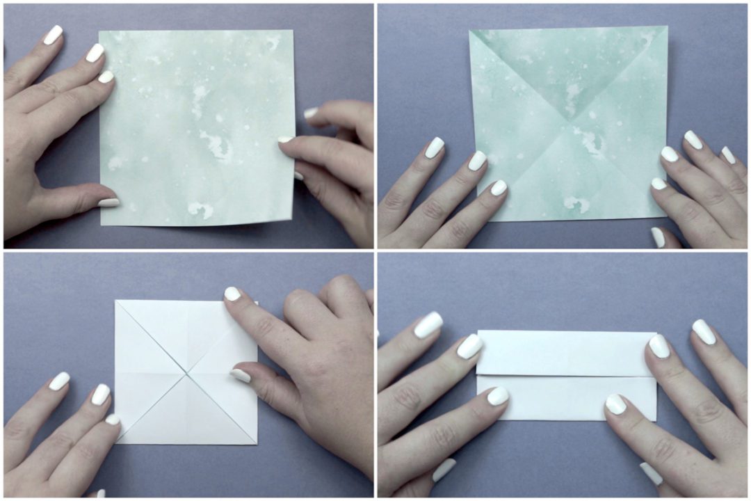 Origami Open Box Step By Step Instructions - Paper Kawaii
