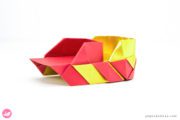 Origami Sleigh Tutorial Paper Kawaii 01