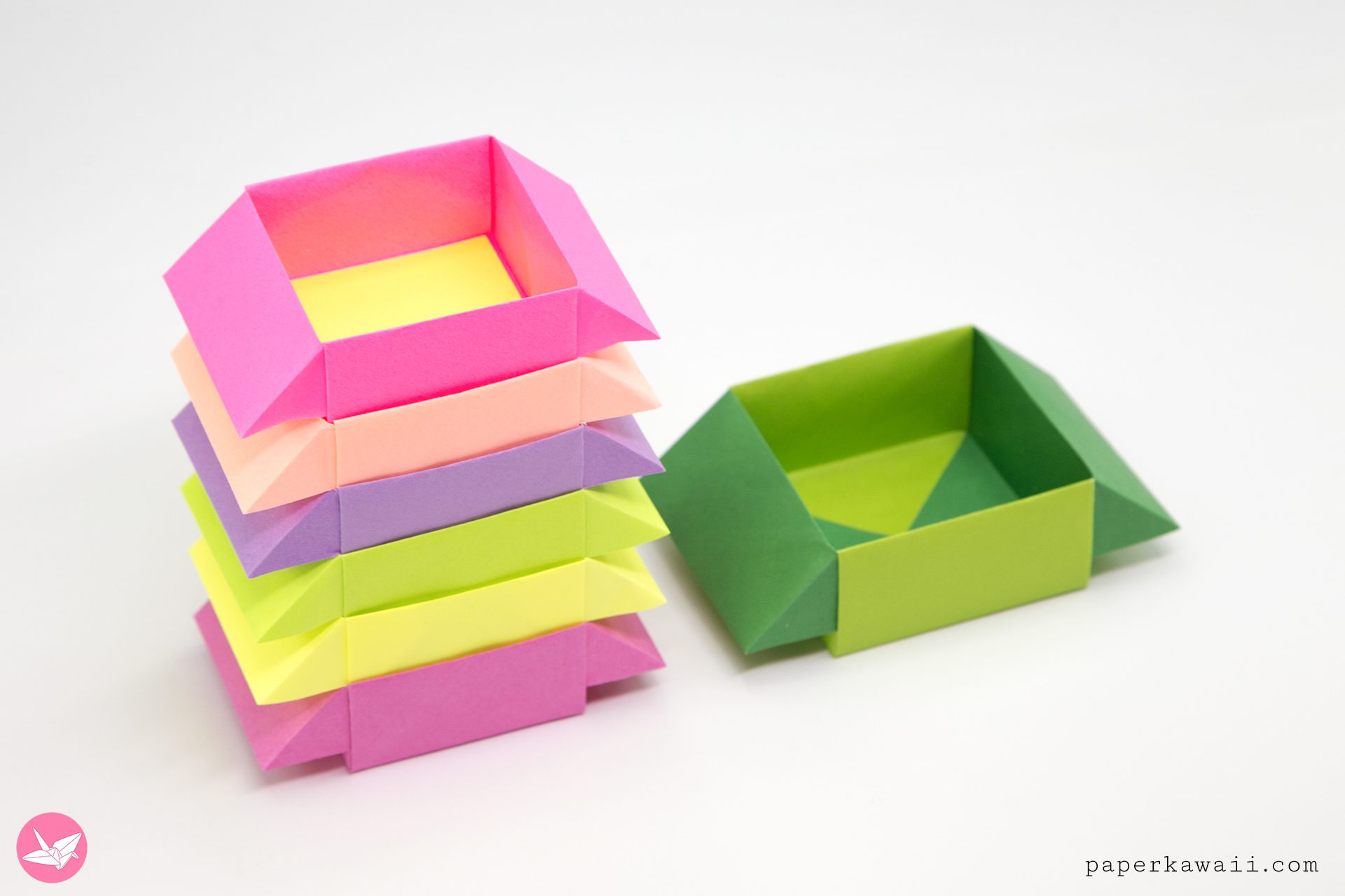 Origami Stackable Boxes