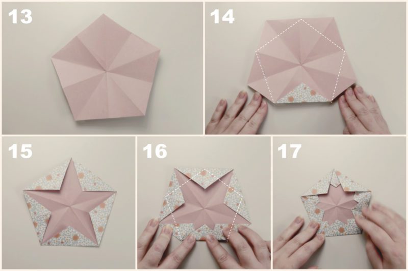 Origami Star Bowl Step By Step Instructions - Paper Kawaii