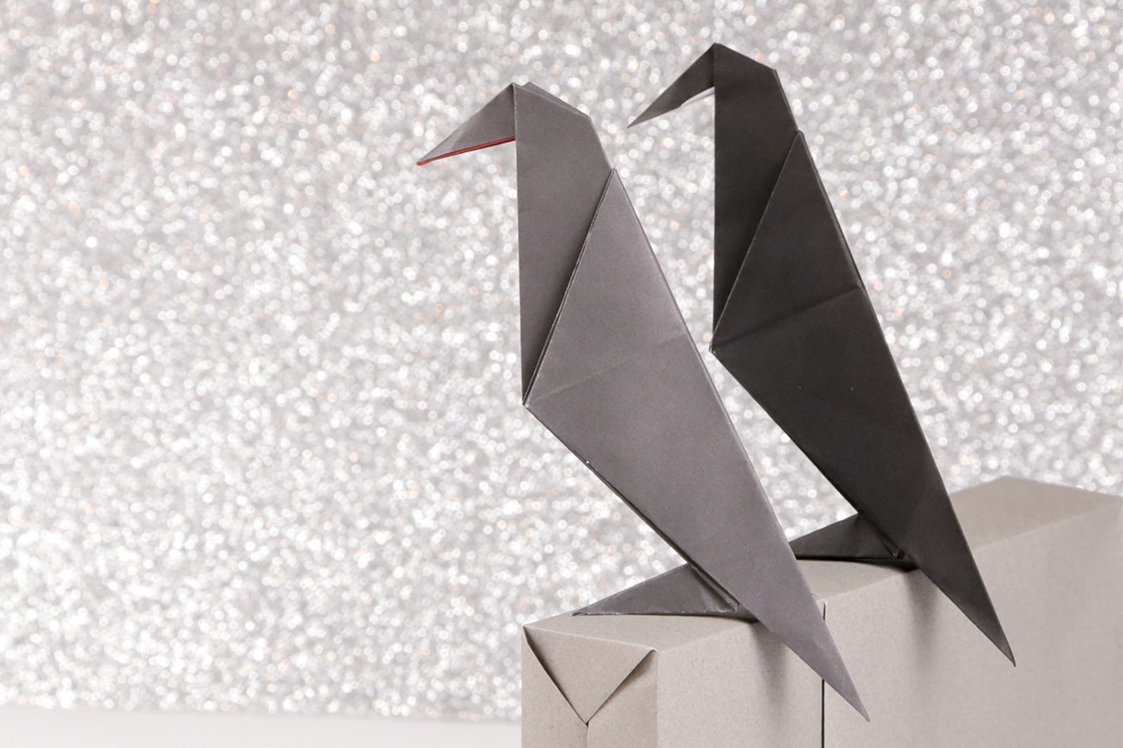 Origami Crow Photo Tutorial Paper Kawaii
