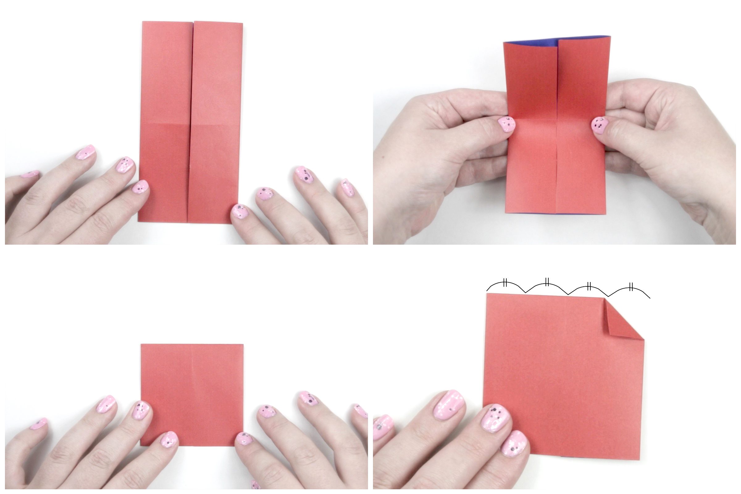 Origami Puffy Heart Photo Tutorial