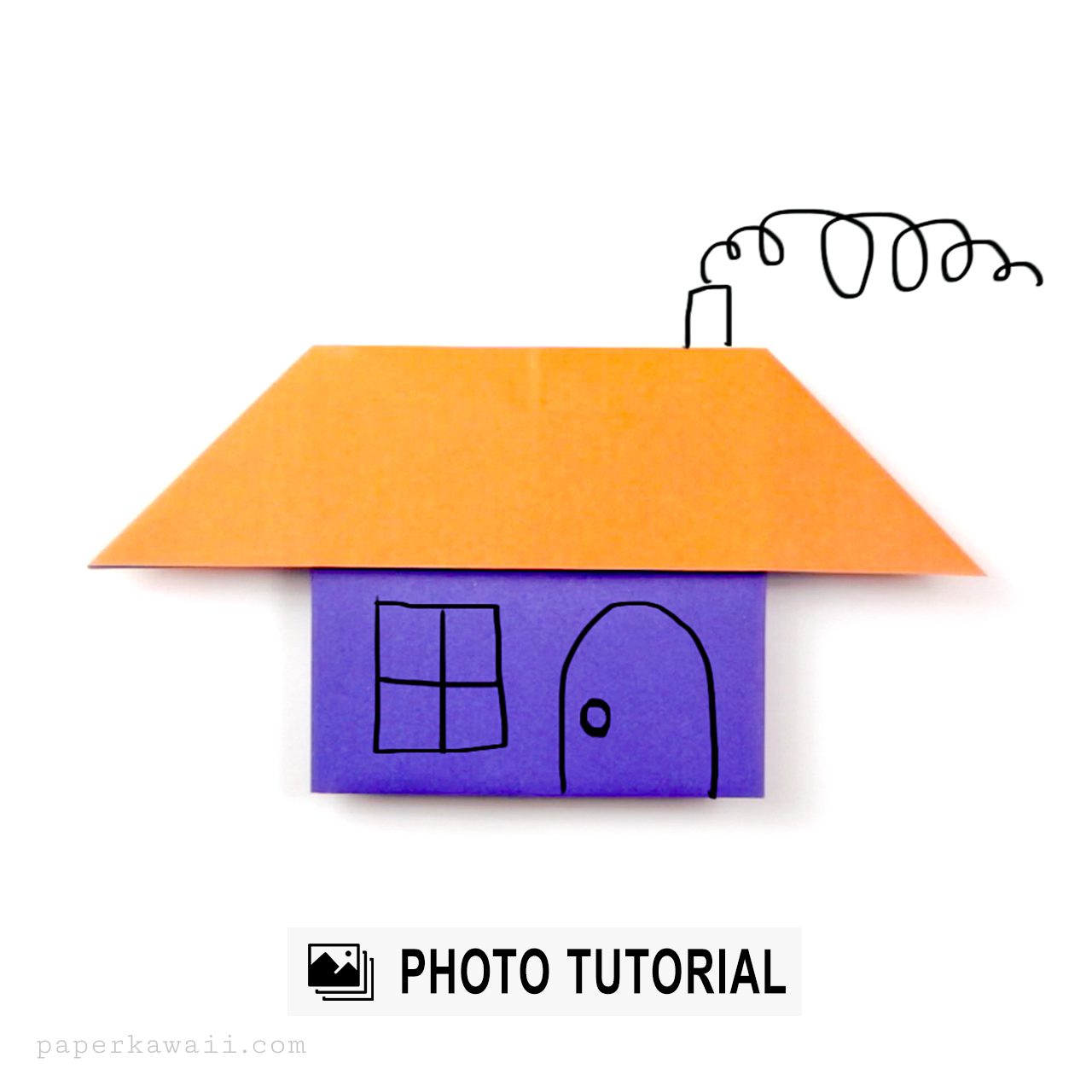 Origami House Photo Tutorial
